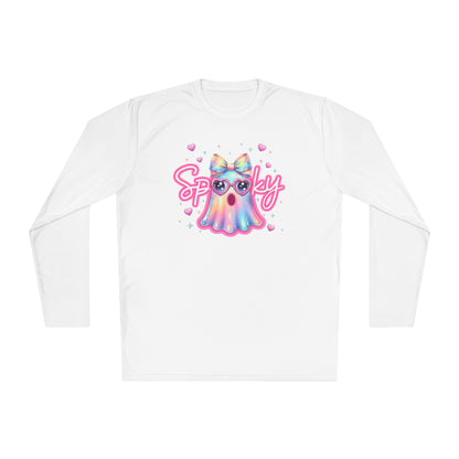 Spooky Pastel Ghost Adult Long Sleeve Tee