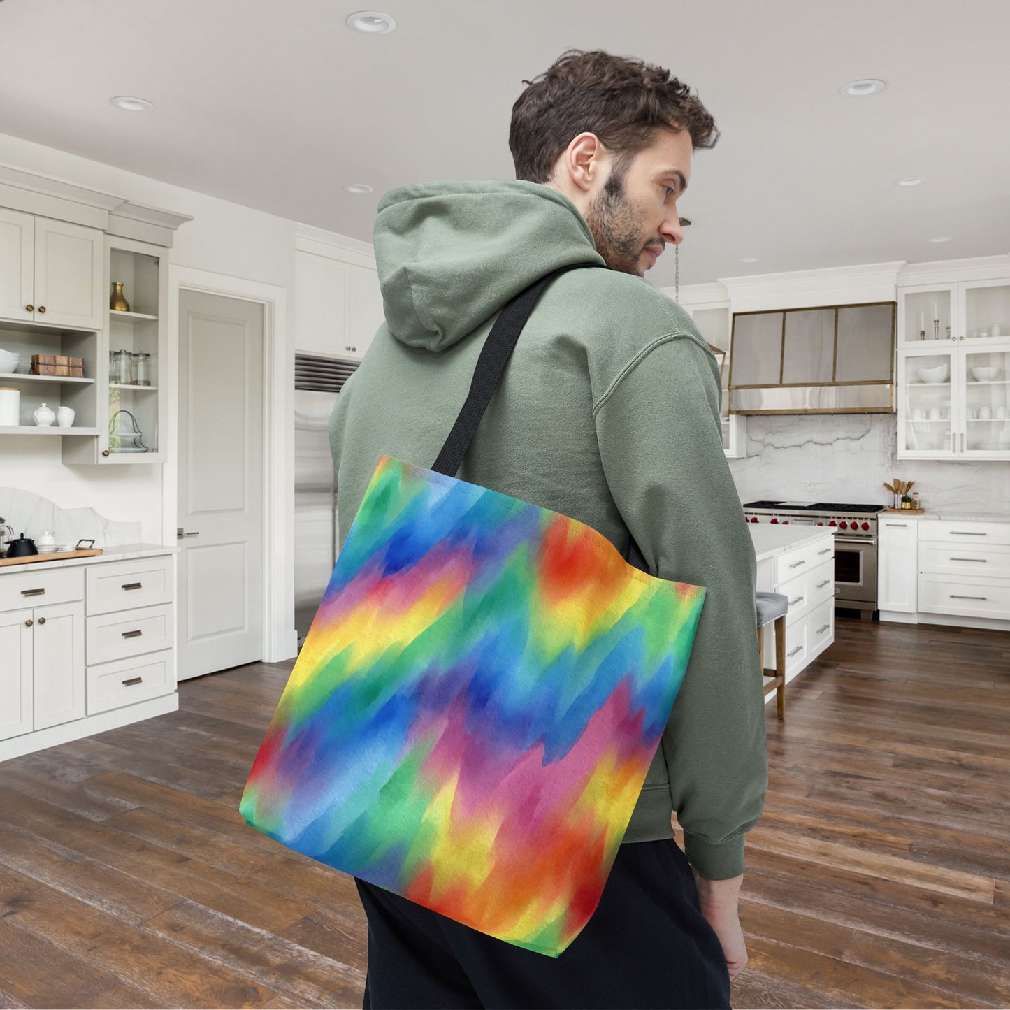 Colorwaves Canvas Tote Bag
