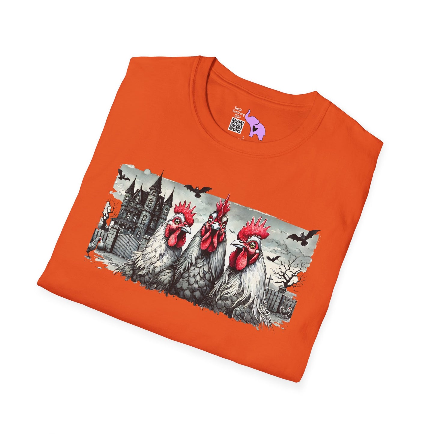 Spooky Chickens Adult T-shirt