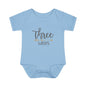 Golden Arrow Milestone Baby Bodysuit-Three Weeks