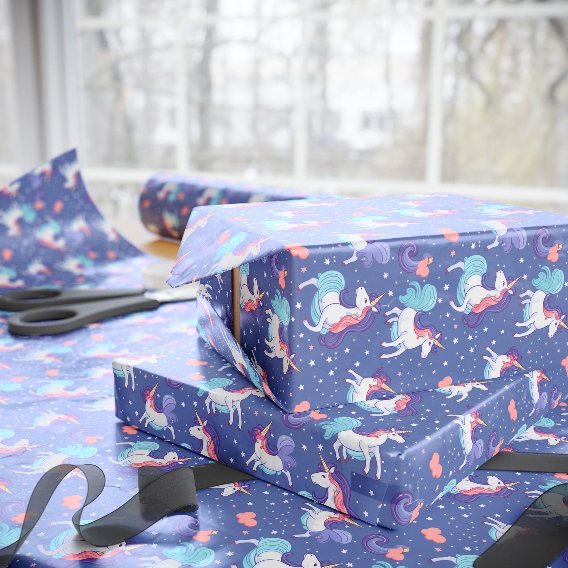 Dreamy Unicorn Sky Wrapping Paper