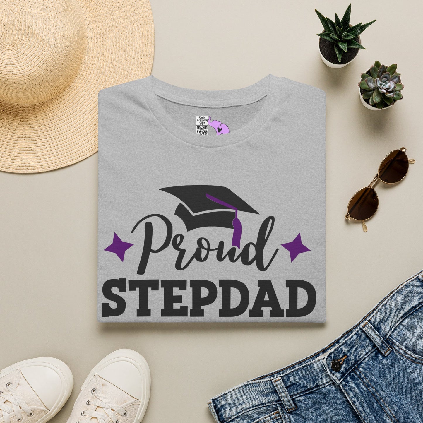 Proud Stepdad of a 2027 Graduate Adult T-shirt
