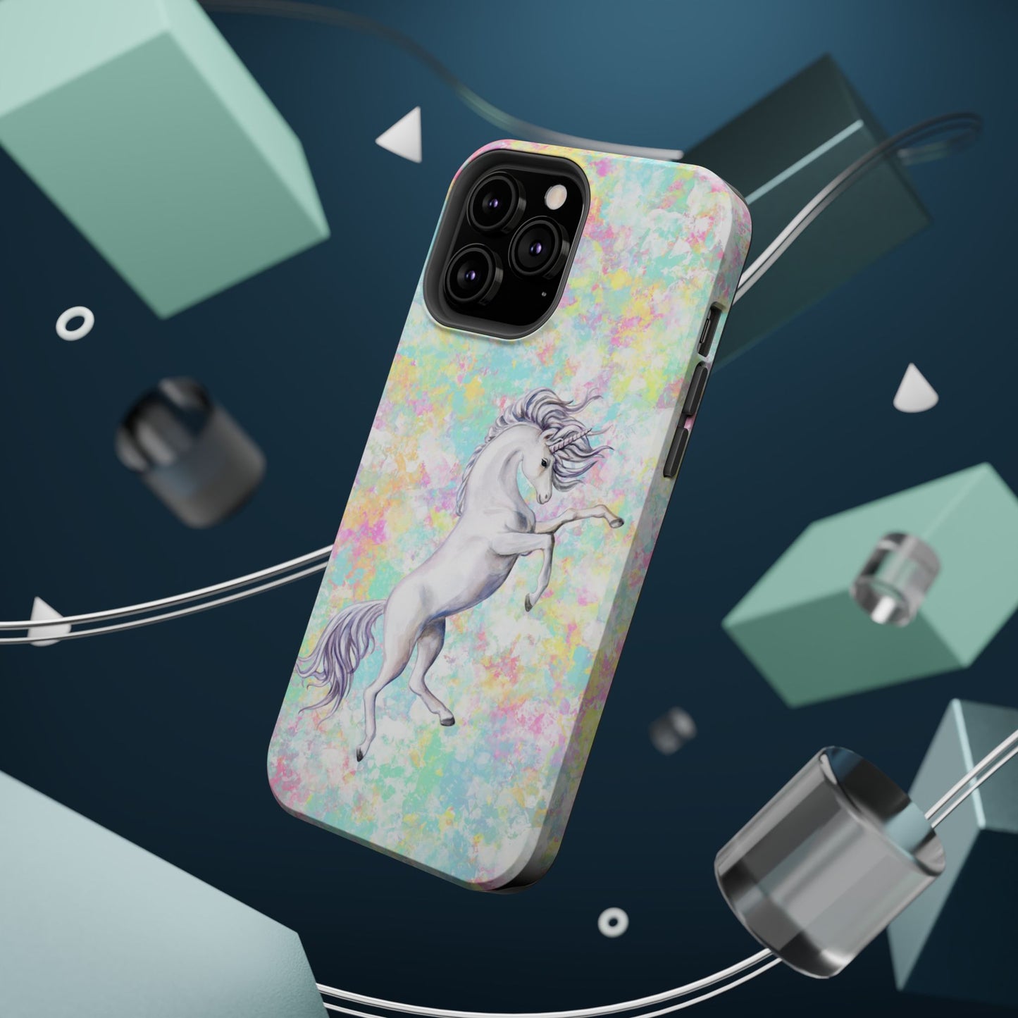 Pastel Pegasus MagSafe® Compatible Tough Case for iPhone