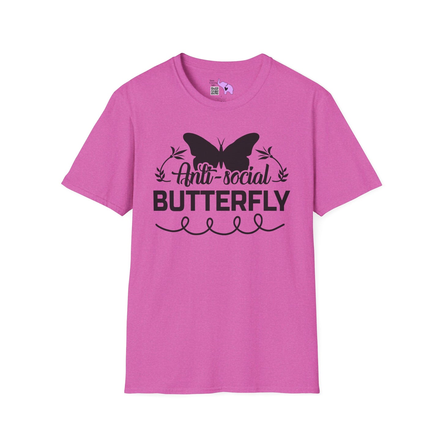 Anti-Social Butterfly Adult T-shirt