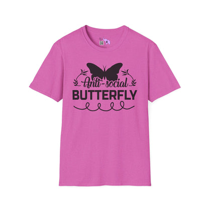 Anti-Social Butterfly Adult T-shirt