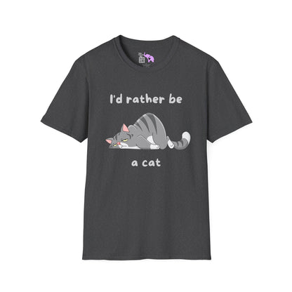 I'd Rather Be a Cat Adult T-shirt