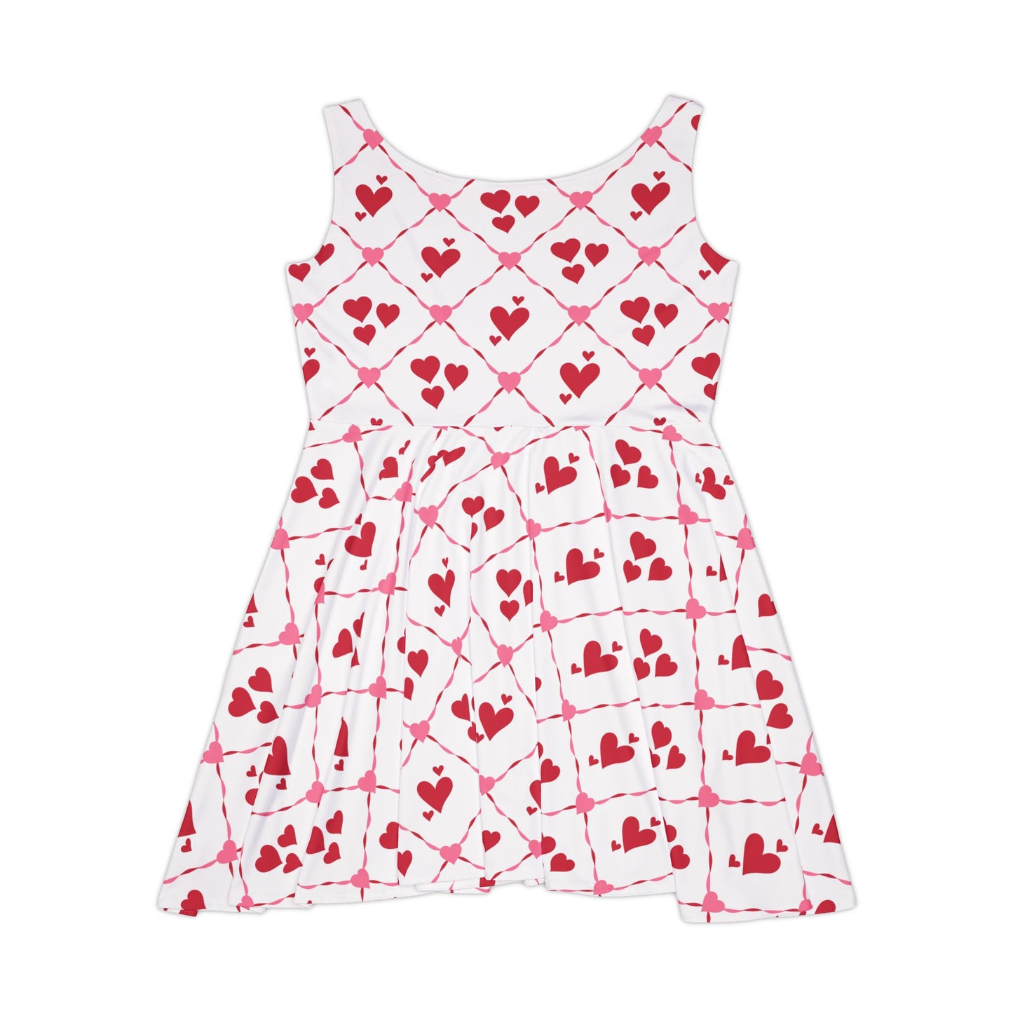 Cupid’s Lattice Women's Skater Dress