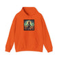 Halloween Scarecrow w/Pumpkins 4 Heavy Blend™ Hooded Sweatshirt