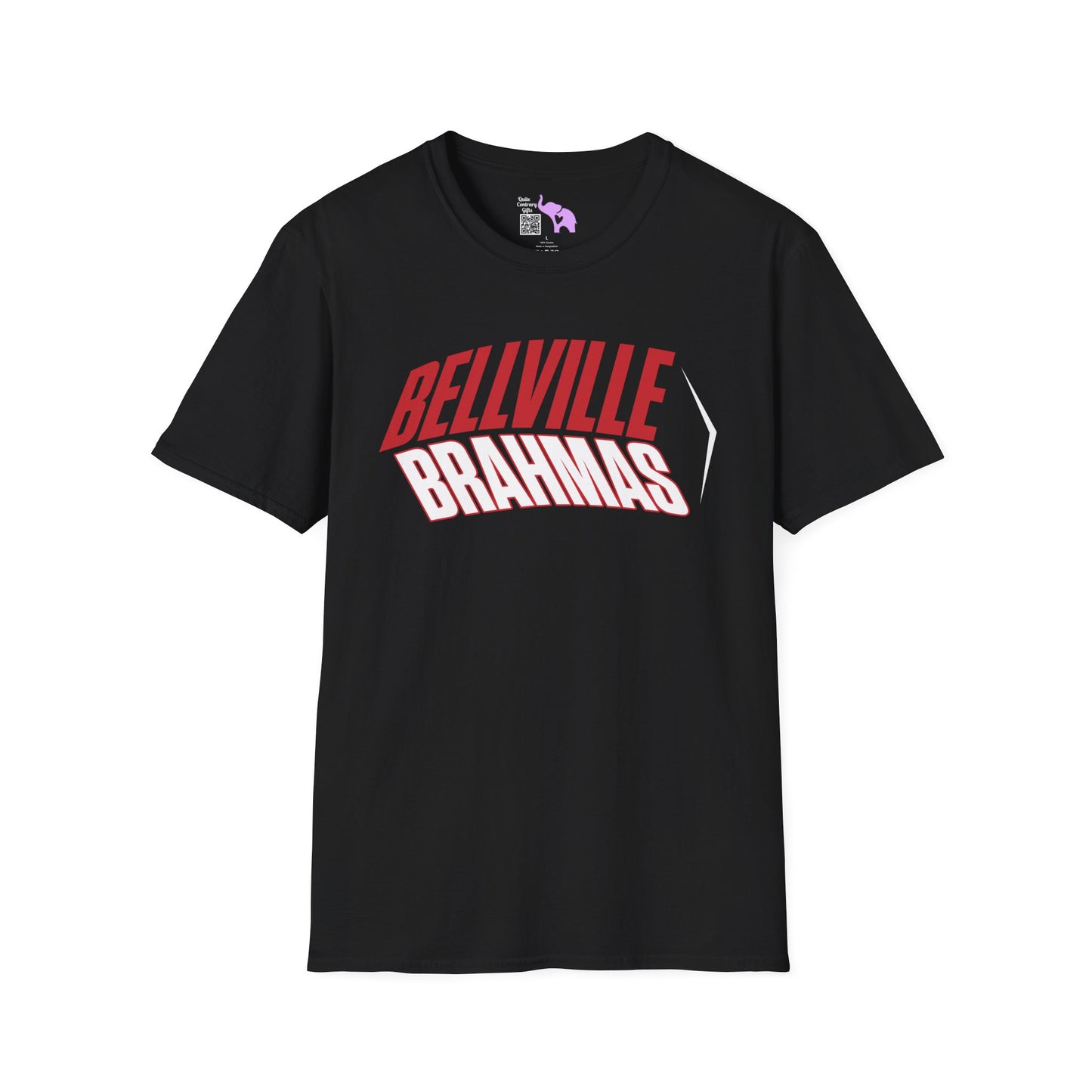 Bellville Brahmas (Angled) Adult T-shirt