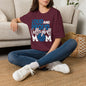 Loud and Proud Volleyball Mom Adult T-shirt