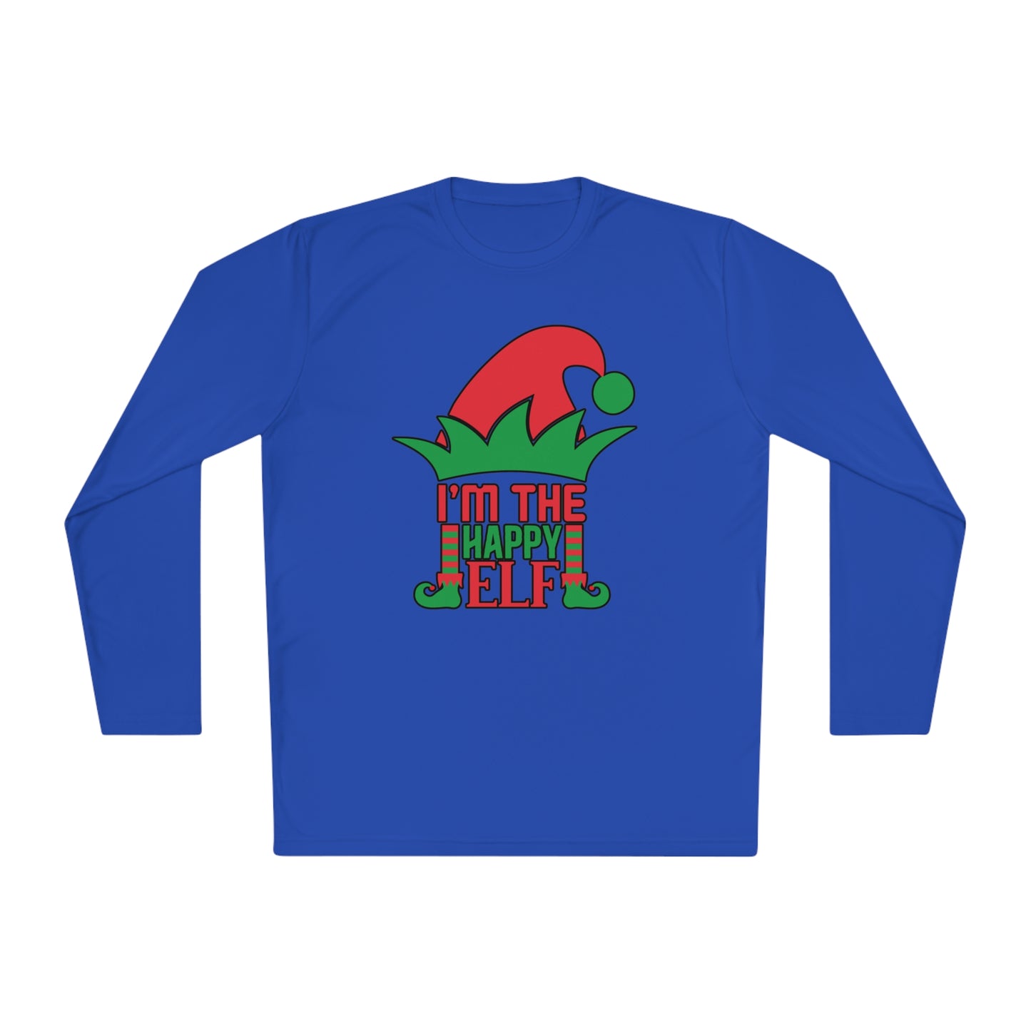 I'm The Happy Elf Adult Long Sleeve Tee