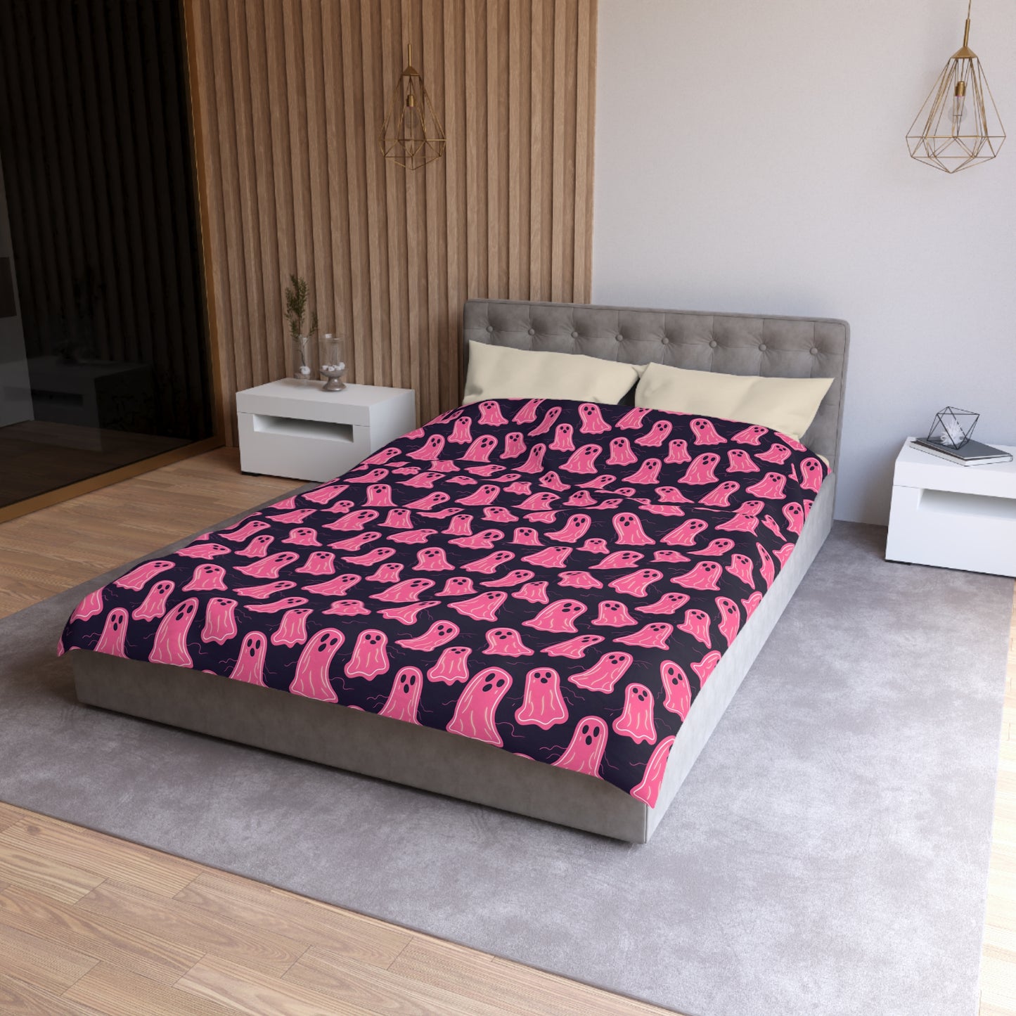 Boo Crew Microfiber Duvet Cover