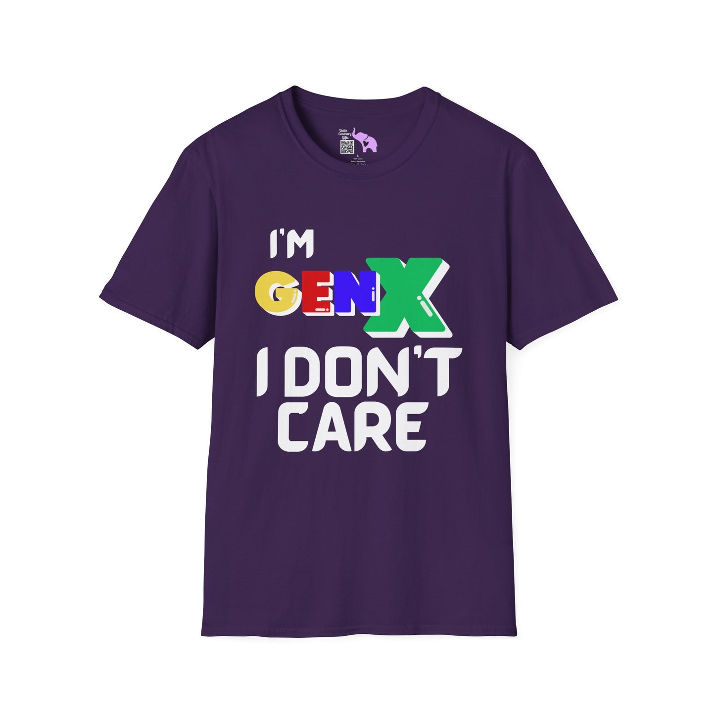I'm GenX I Don't Care Adult T-shirt