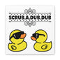 Scrub A Dub Dub w/Ducks Canvas Art