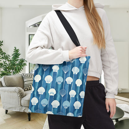 Oceanline Shells Canvas Tote Bag