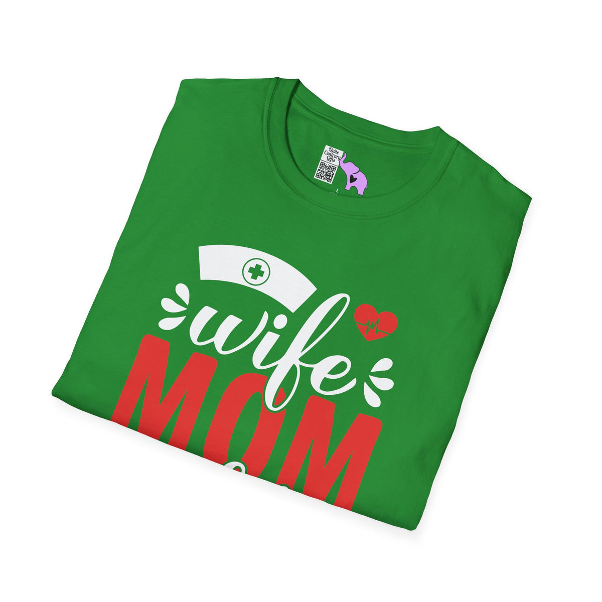 Wife Mom Nurse Adult T-shirt