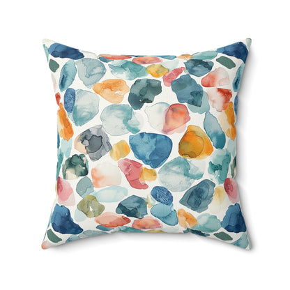Watercolor Pebble Terrazzo Duvet Bedding Set