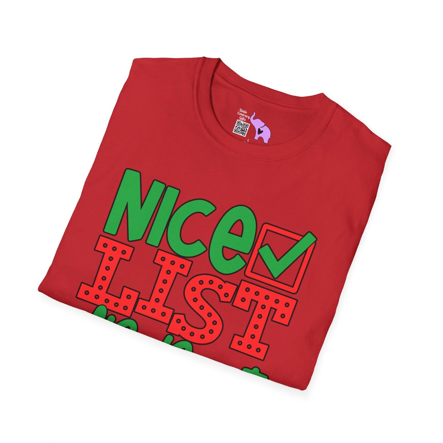 Nice List Dropout Adult T-shirt