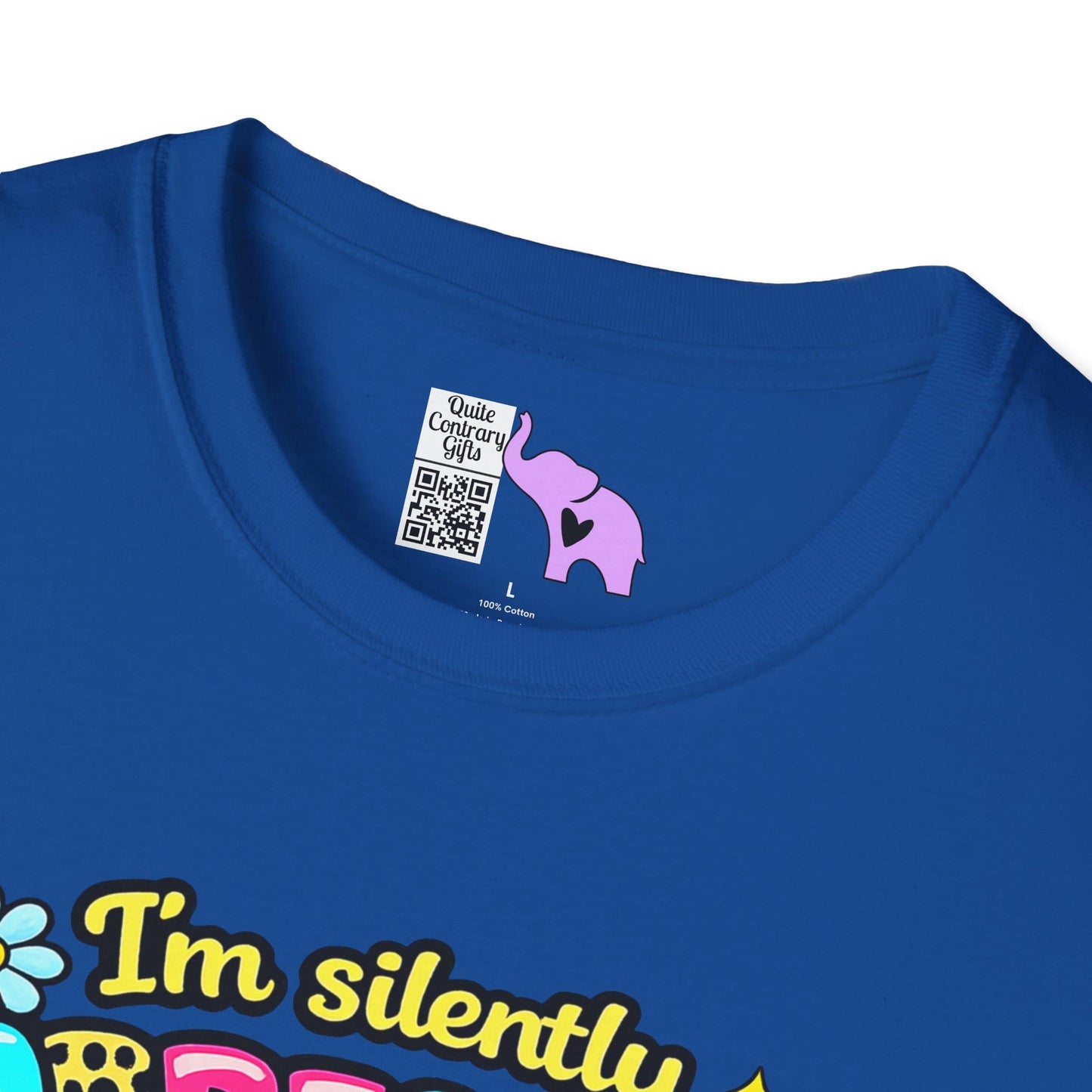 I'm Silently Correcting Your Grammar (Colorful) Adult T-shirt