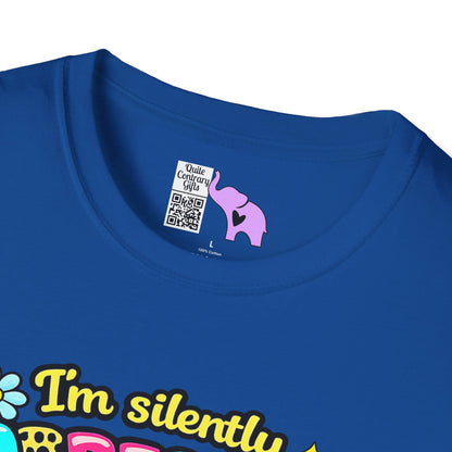 I'm Silently Correcting Your Grammar (Colorful) Adult T-shirt