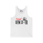 Feral GenXer w/Skull Unisex Jersey Tank