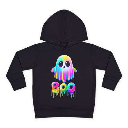 Neon Ghostly Boo Toddler Hoodie