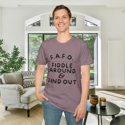 Fiddle Around & Find Out Adult T-shirt