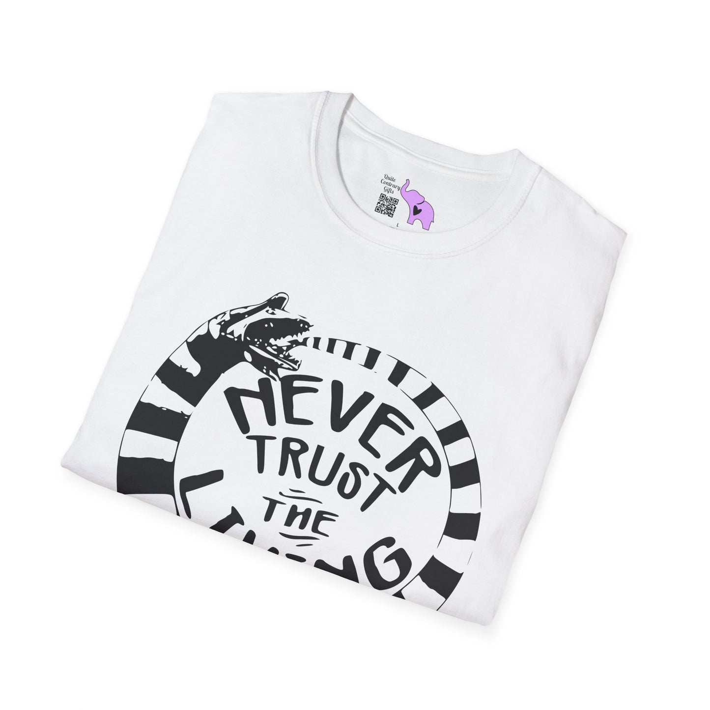 Never Trust The Living Beetlejuice Adult T-shirt