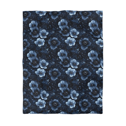 Midnight Blossoms Duvet Bedding Set