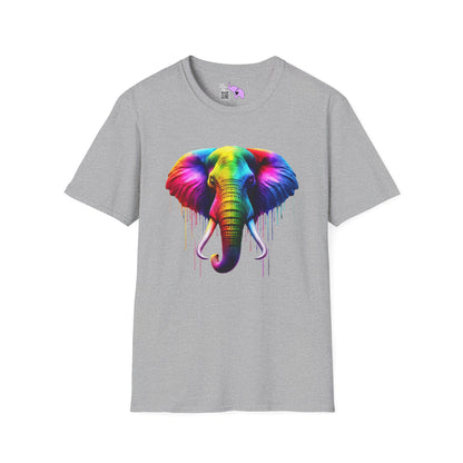 Colorful Elephant Adult T-shirt