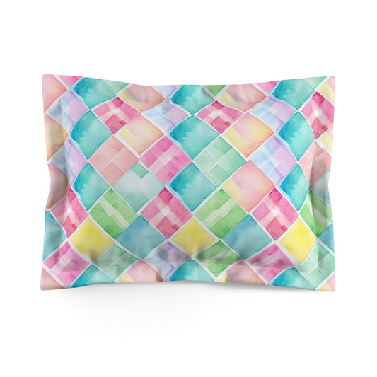 Watercolor Weave Microfiber Pillow Sham