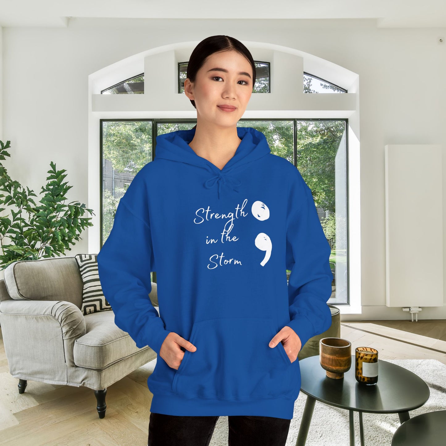 Strength In The Storm Heavy Blend™ Hooded Sweatshirt