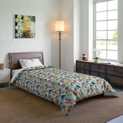 Watercolor Pebble Terrazzo Basic Bedding Set