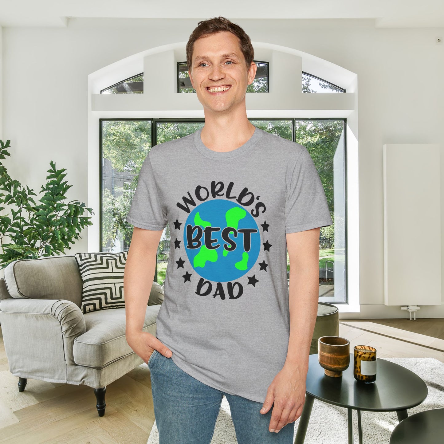 World's Best Dad Adult T-shirt