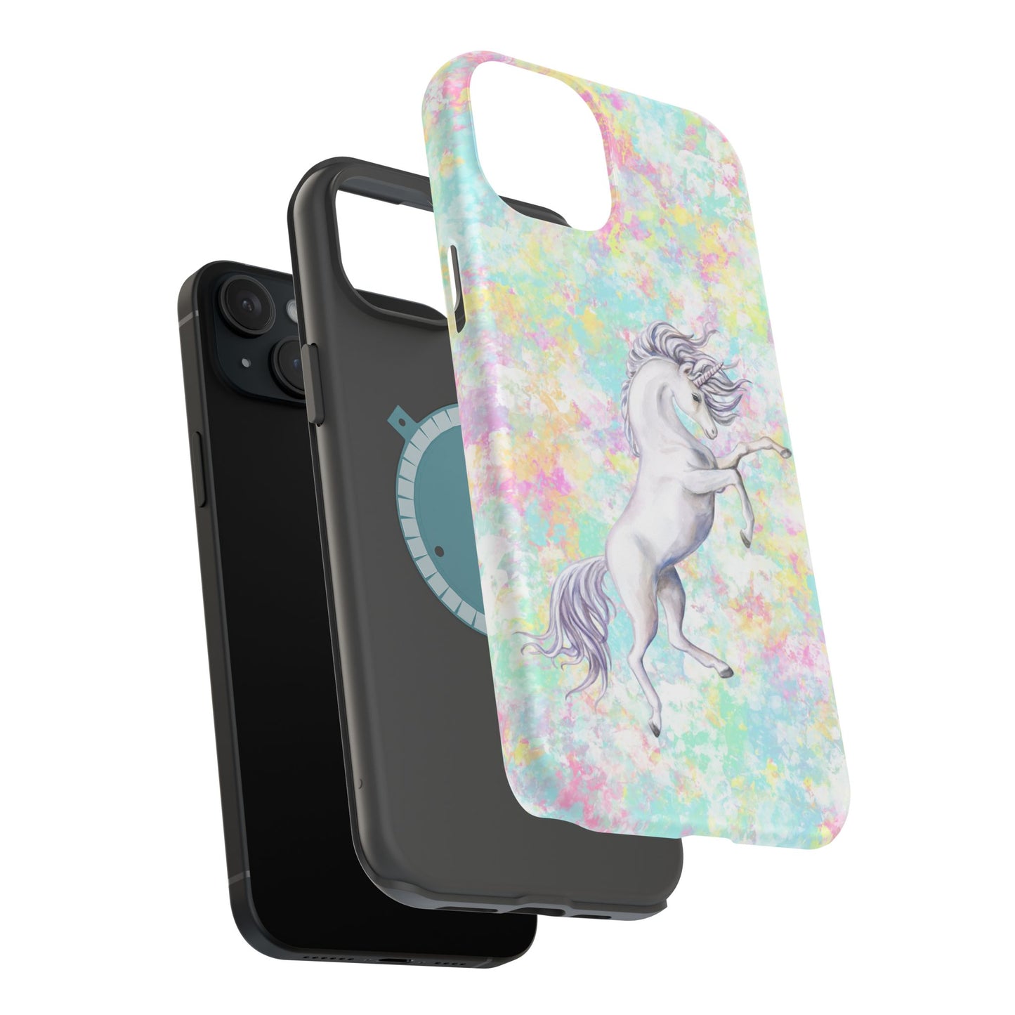 Pastel Pegasus MagSafe® Compatible Tough Case for iPhone
