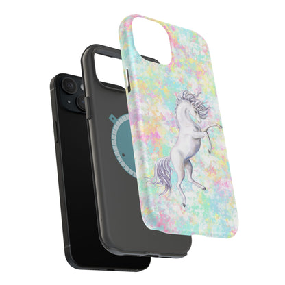 Pastel Pegasus MagSafe® Compatible Tough Case for iPhone