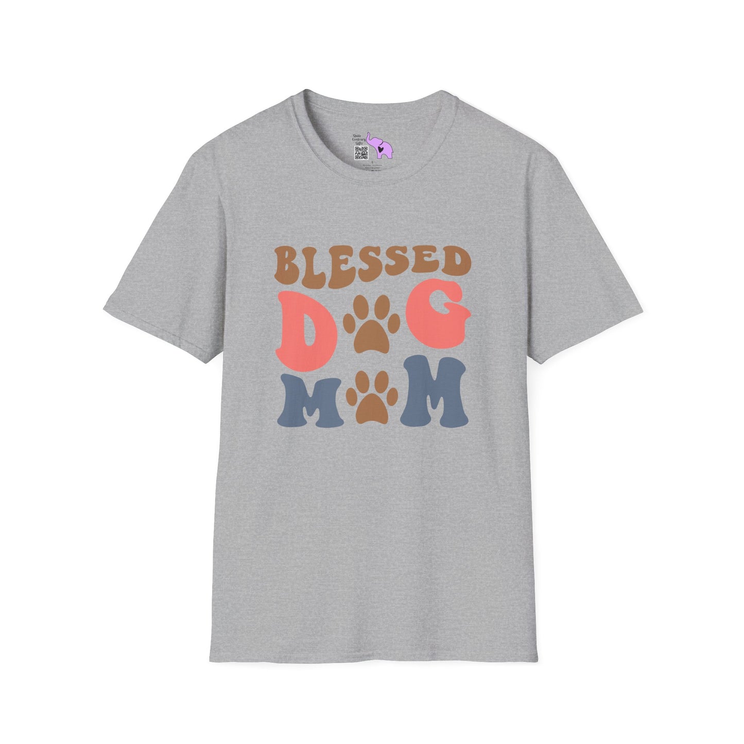Blessed Dog Mom Adult T-shirt