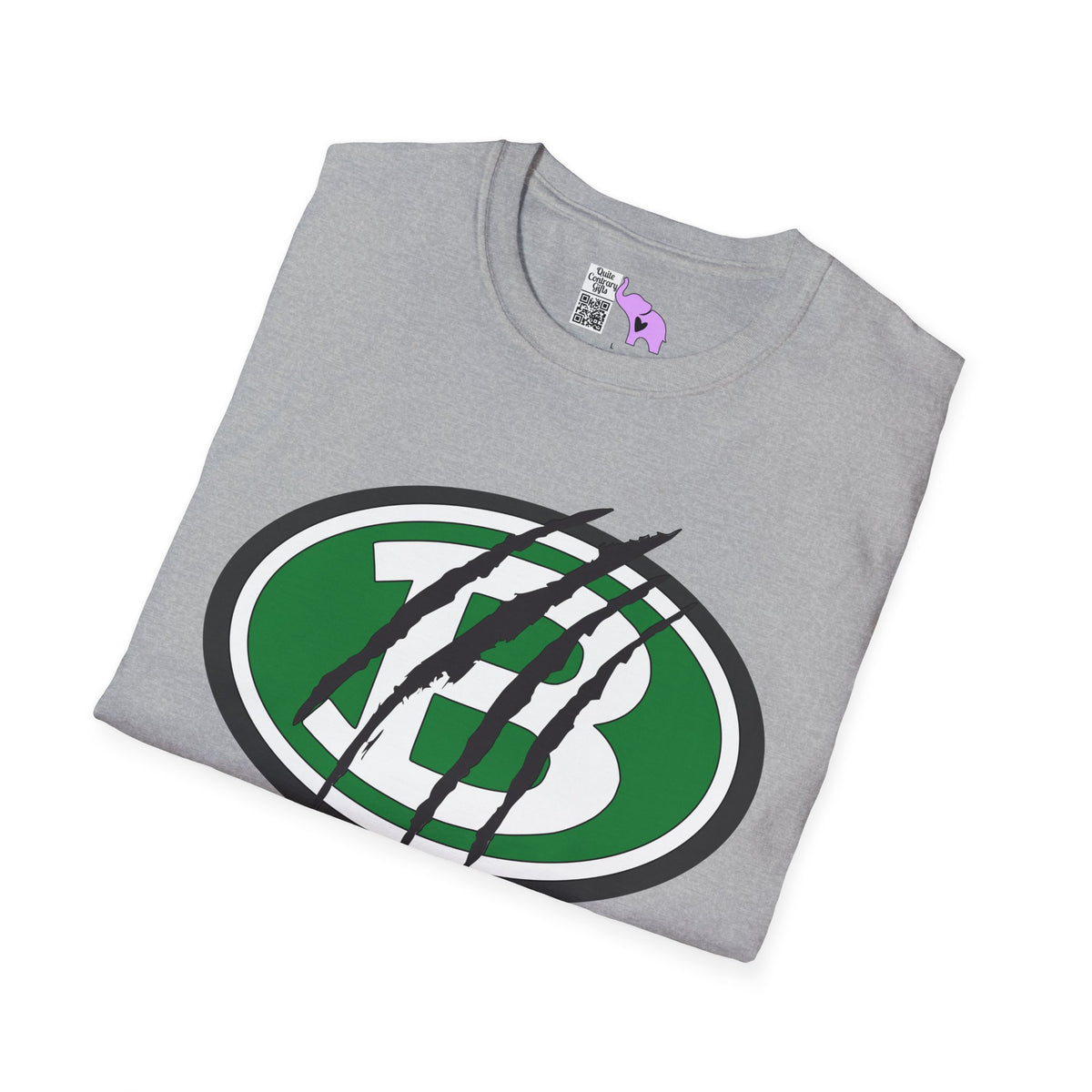 Brenham ISD Logo w/Claw Marks Adult T-shirt