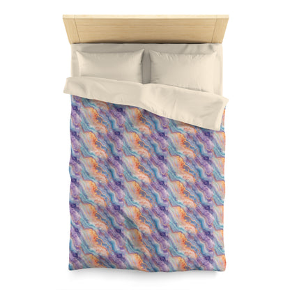 Dreamwave Marble Microfiber Duvet Cover