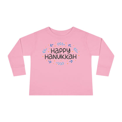 Happy Hanukkah 4 Toddler Long Sleeve Tee