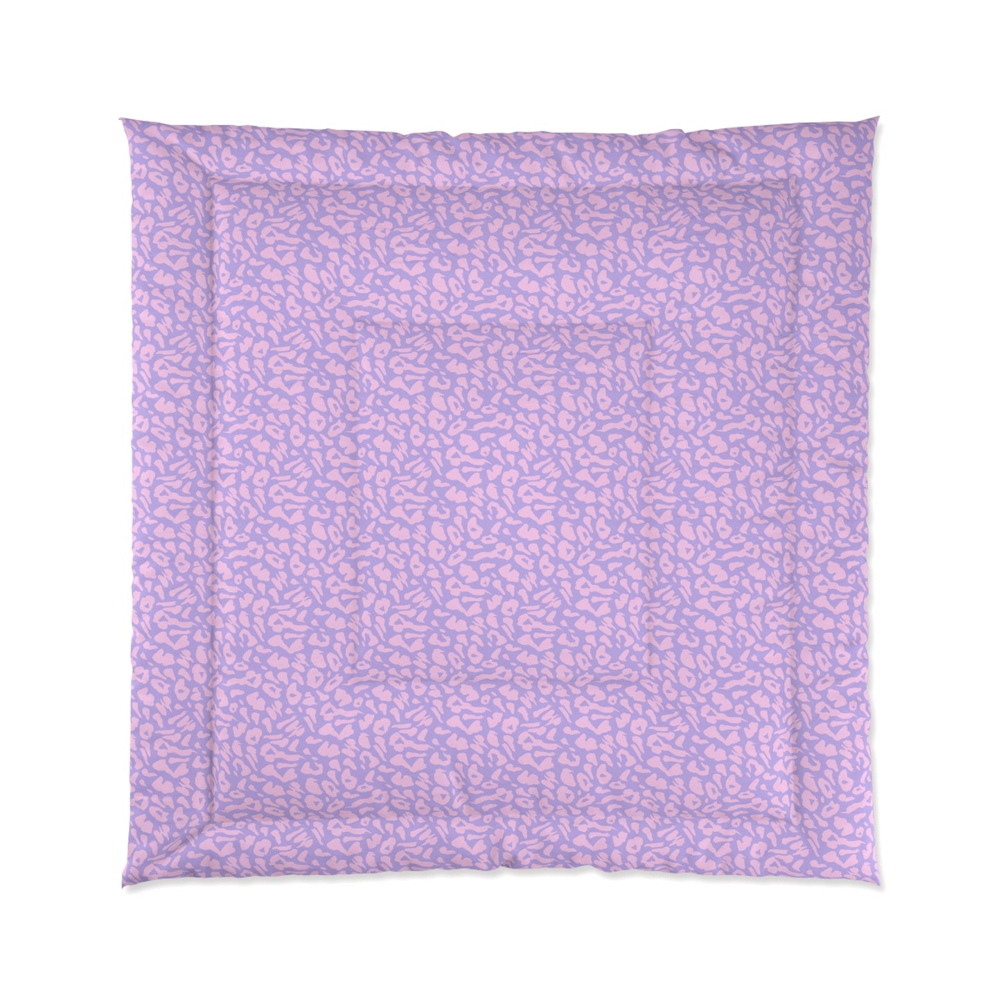 Purple & Pink Cheetah Print Comforter