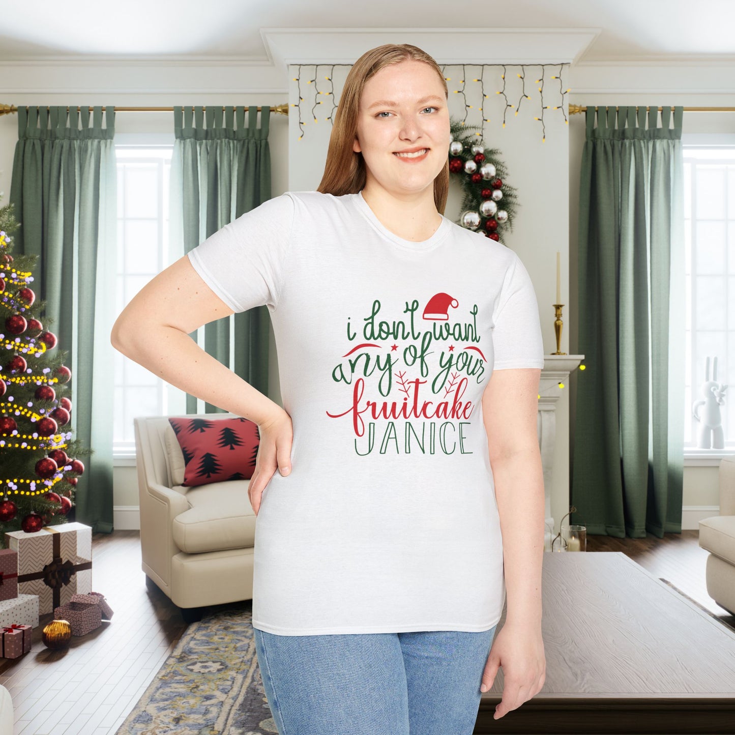 I Don't Want Any Of Your Fruitcake, Janice Adult T-shirt