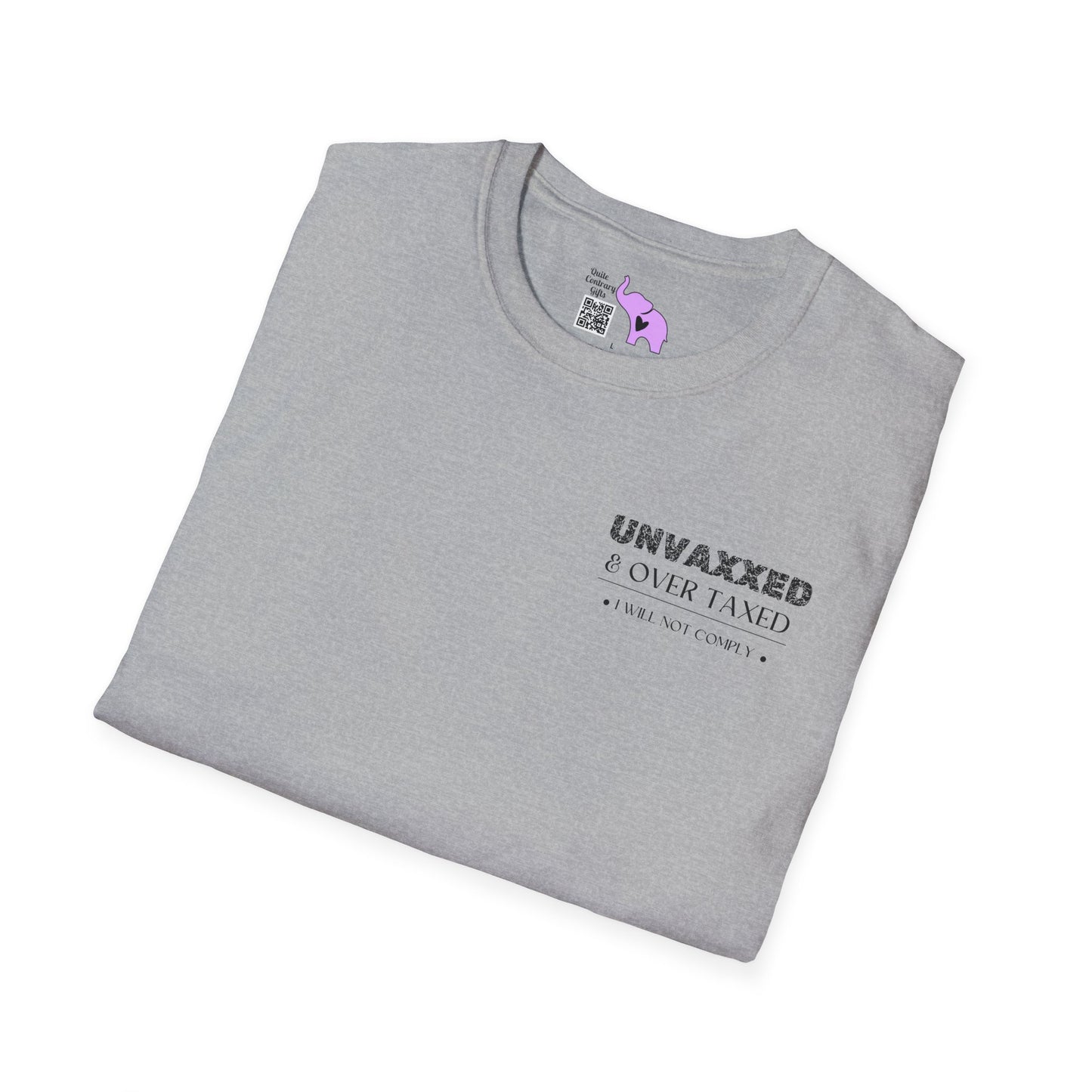 Unvaxxed & Over Taxed Adult T-shirt