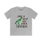 Just A Boy Who Loves Dinosaurs Kids Softstyle Tee