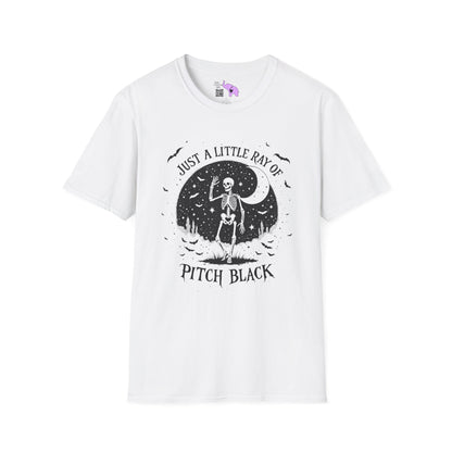 Just A Little Ray of Pitch Black (Crescent Moon) Adult T-shirt