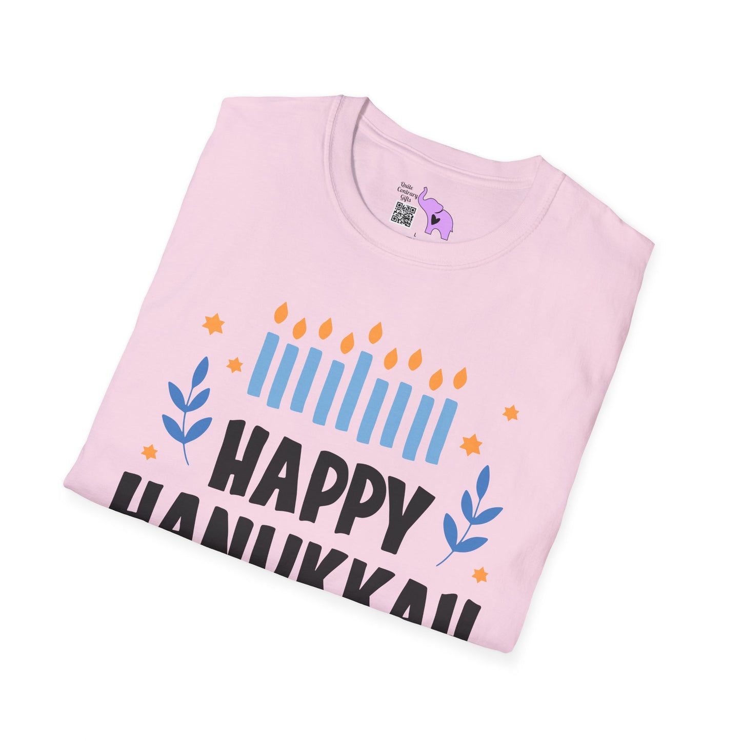 Happy Hanukkah 5 Adult T-shirt