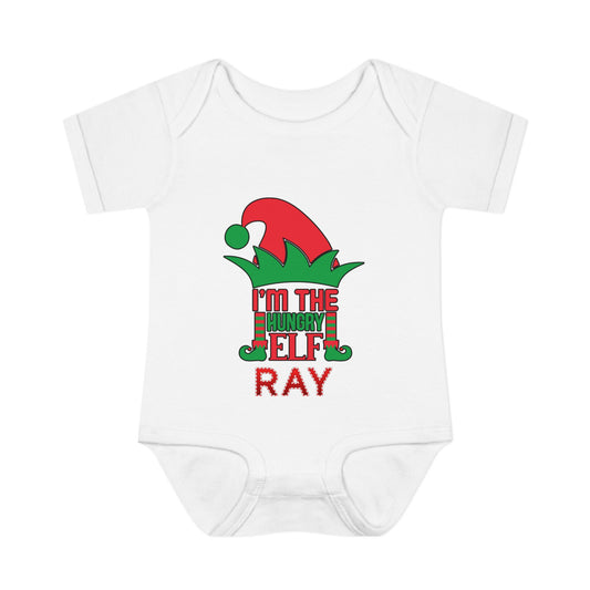 I'm The Hungry Elf Infant Baby Rib Bodysuit