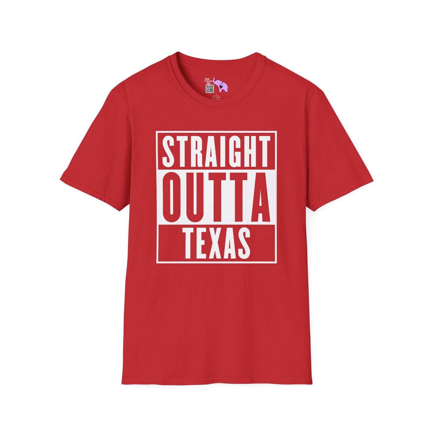 Straight Outta Texas Adult T-shirt