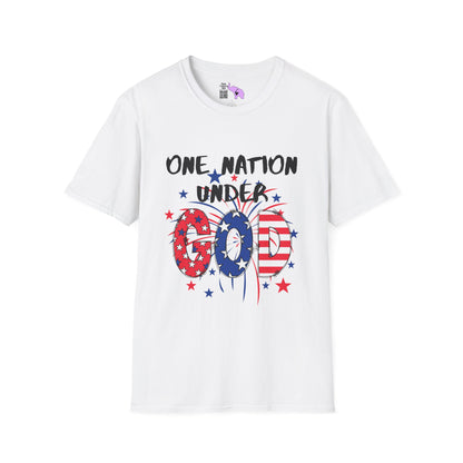 One Nation Under God Adult T-shirt