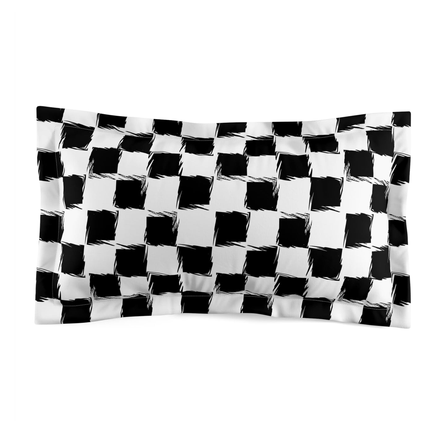 Distorted Check Pillow Sham